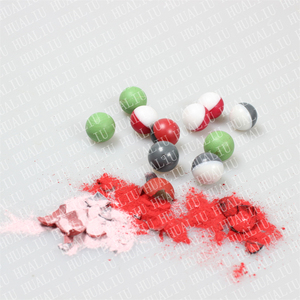 Bolas de polvo de Paintball de calibre 043 05 068 de colores de la mejor calidad suministradas por fábrica para disparar - Product Image 3