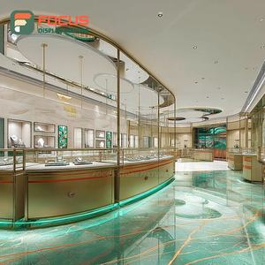 Système de présentation de bijoux de luxe haut de gamme avec finition stratifiée pour comptoir de centre commercial - Product Image 5