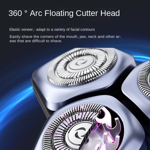 Magnetic Electric Rotary Shaver <b>Men</b> Stainless Steel Blades Waterproof Wet/Dry USB Rechargeable 4 1 Floating Head Razor Household - Product Image 3