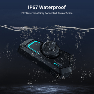 Fodsports หมวกกันน็อค2คนสำหรับมอเตอร์ไซค์, T1กันน้ำอินเตอร์คอมกันน้ำสำหรับแชร์เพลงมอเตอร์ไซค์ - Product Image 3