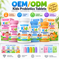 Formule personnalisée OEM/ODM, 2 milliards de CFU, probiotiques pour enfants, comprimés de probiotiques, complément alimentaire pour la santé intestinale des enfants