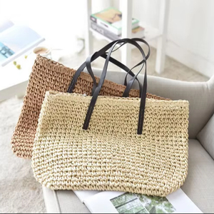 Straw Bag Woven Bag New Beach Bag Travel Wild Holiday Handbag - Product Image 1