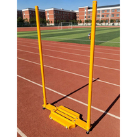 Équipement sportif scolaire de haute qualité, poteau de filet de badminton à double colonne, réglable en hauteur, support stable, pour compétition