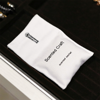 Sachet de lin parfumé à la lavande biologique intérieur personnalisé 10g 20g sac en tissu de luxe avec logo brodé sachet de parfum de fleurs séchées