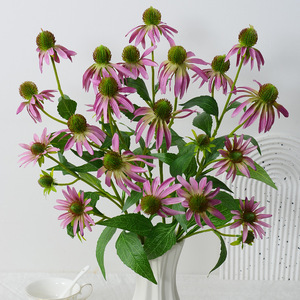 Fleurs artificielles Flower Delight, couleurs mélangées, en soie, réalistes, pour décorations de mariage et de maison - Product Image 2