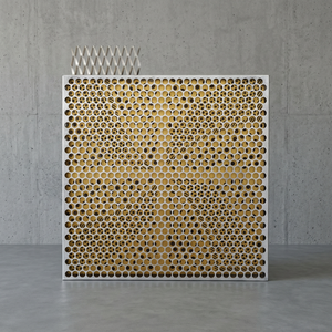 Panel de Revestimiento Metálico Geométrico para Fachadas de Edificios Comerciales - Product Image 5
