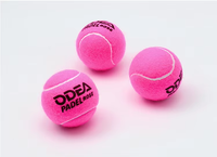 3 balles/boîte Odear Padel Ball en caoutchouc naturel, haute élasticité, durable, portable, pour entraînement en cage, vessie interne épaisse, sport