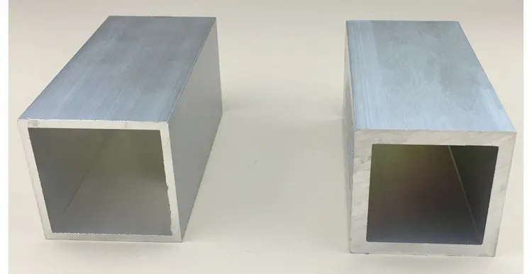 Perfis de extrusão de alumínio quadrados, venda direta da fábrica, 6063