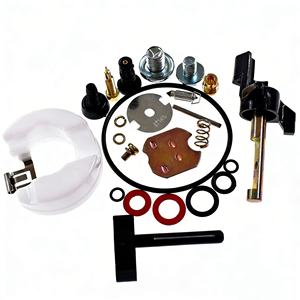 Kit de réparation de carburateur haute performance en alliage d'aluminium argenté pour motos <span class=keywords><strong>Honda</strong></span> GX120 GX160 GX200 168F 170F 55Hp 65Hp - Product Image 2