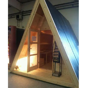 Maison triangulaire d'extérieur Maison <span class=keywords><strong>en</strong></span> <span class=keywords><strong>bois</strong></span> Maisons préfabriquées <span class=keywords><strong>en</strong></span> <span class=keywords><strong>bois</strong></span> - Product Image 1