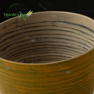 Tazón de Bambú Desechable Ecológico Personalizado D22xH14cm Estilo Clásico >10L para Fiestas Directo de Vietnam para Restaurantes - Product Image 3