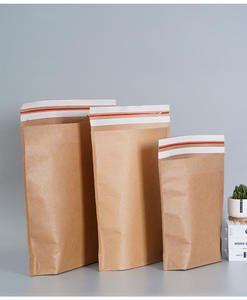 Sobre de Papel Kraft Marrón con Refuerzo Autoadhesivo y Logotipo Personalizado, Bolsa de Papel para Envíos - Product Image 1