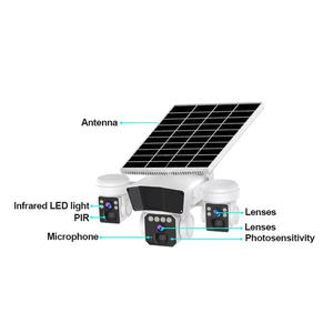 Jana กล้องโดมพลังงานแสงอาทิตย์3ตาสำหรับกลางแจ้ง, กล้องโดมพลังงานแสงอาทิตย์มีรีโมทควบคุม<span class=keywords><strong>มือ</strong></span><span class=keywords><strong>ถือ</strong></span>4G เซ็นเซอร์ CMOS จัดเก็บข้อมูลคลาวด์และรับประกัน1ปี - Product Image 6