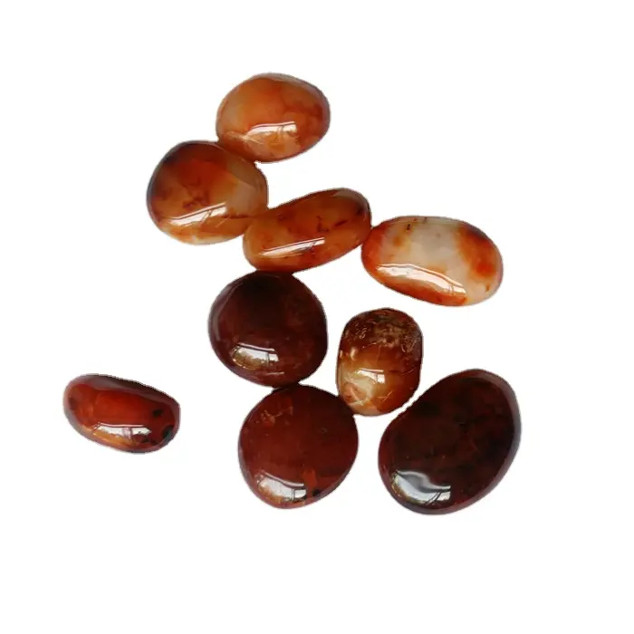 प्राकृतिक लाल carnelian पत्थर पॉलिश सुलेमानी पत्थर क्रिस्टल हथेली पत्थर के लिए बिक्री