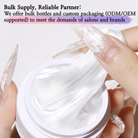 OEM ODM Échantillons gratuits Gel d'extension d'ongles UV naturel coloré dur solide non collant Gel de construction d'ongles pour les mains