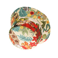 Chapeau Fedora unisexe à large bord, imprimé floral, multicolore, décontracté, protection solaire, pêche, voyage en plein air