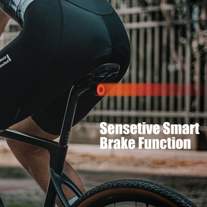 Luz Traseira Magnética de Fibra de Carbono GACIRON LOOP-100, Luz de Freio Inteligente para Bicicleta, Luz Traseira Óptica 3D, IPX6 à Prova d'Água - Product Image 6