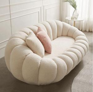 Ghế Sofa Lười Ghế Bí Ngô Đơn Da Cừu Trắng Dễ Thương Phòng Ngủ Ban Công Giải Trí Tatami Ghế Sofa Nhỏ - Product Image 6