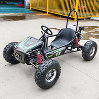 Nuevo Diseño, Karting Todoterreno con Neumáticos Anchos de 8 Pulgadas, Carga de 200 kg, Motor de Gasolina de 212 cc y 4 Tiempos, Freno de Disco Hidráulico, Go Kart Cross para Adultos