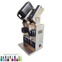Machine de remplissage de gel pour ongles et cosmétiques à petite dose de haute précision, précision de ±0,1 g, équipement d'emballage à commande PLC
