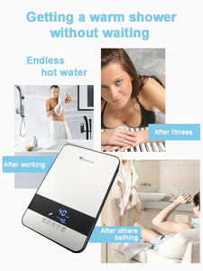 Calentador de Agua Eléctrico Instantáneo <span class=keywords><strong>Hannover</strong></span> DHC 2024, Nuevo, 220V, Pantalla LED, Carcasa de Plástico, Funciones Inteligentes, Constante, para el Hogar, en Inglés - Product Image 2