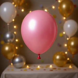 Palloncino in Lattice Metallizzato Rosa Caldo M58, Decorazione per Feste, Articolo per Compleanni, Uso per Adulti - Product Image 2