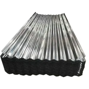 22 gauge 14 ft galvanized zinc metal corrugated gi steel roofing sheets for Africa