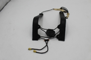 Harnais de saxophone réglable en cuir artificiel Eastern Music pour saxophone alto et ténor - Noir minuit - Product Image 4