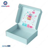 2025 ODM nuevo diseño plegable de calidad alimentaria cartón corrugado regalo correo compras caja de correo personalizada con diseño de logotipo