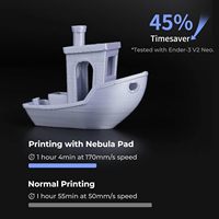 Kit intelligent Creality Nebula pour imprimante 3D Ender 3 avec caméra de surveillance à distance et matériau plastique 55x40x35mm