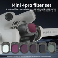 Kit de filtres RCSTO Mini 4 Pro ND8 ND16 ND32 ND64 CPL UV, lot de 6 filtres en verre optique HD, accessoires pour drone en gros