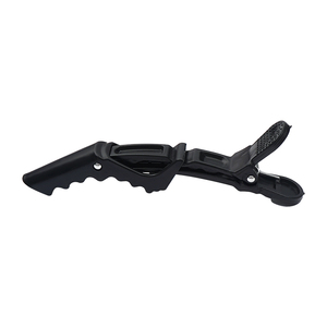 Pinces à cheveux de Salon professionnel pour tenir les cheveux pinces en <span class=keywords><strong>crocodile</strong></span> durables outils de <span class=keywords><strong>coiffure</strong></span> de Salon pinces à cheveux noires - Product Image 6