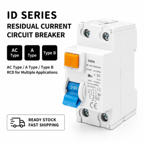 Disjoncteur différentiel RCCB <span class=keywords><strong>2P</strong></span>/4P 25-100A AC/A/B Type <span class=keywords><strong>ID</strong></span> RCD <span class=keywords><strong>30mA</strong></span>/100mA/300mA - Product Image 1