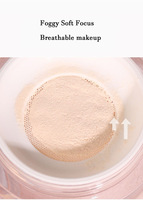 Poudre libre correctrice minérale imperméable en gros avec une texture soyeuse et légère et un applicateur doux pour le maquillage du visage
