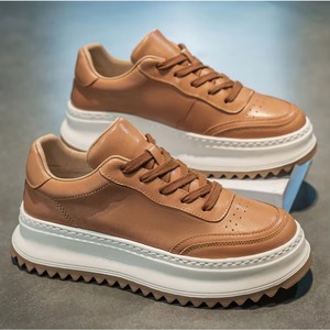 Zapatos para Hombre, Nuevo Estilo Primavera 2026, Cuero, Zapatillas Blancas, Zapatos Casuales de Alta Calidad para Hombre - Product Image 3
