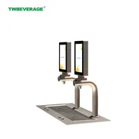 Machine/distributeur automatique de thé vert à bulles froides en forme de L TWBEVERAGE
