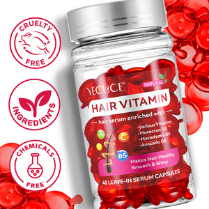 Sérum capillaire en capsules à vente chaude, traitement capillaire, <span class=keywords><strong>vitamine</strong></span> C <span class=keywords><strong>B5</strong></span>, sérum capillaire enrichi en huile de macadamia et d'avocat du Maroc pour des <span class=keywords><strong>cheveux</strong></span> lisses - Product Image 5