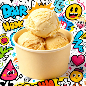 Vente flash : gobelets à glace en papier kraft biodégradable de qualité alimentaire, imprimés sur mesure, 3 oz, 4 oz, 6 oz, 12 oz - Product Image 1