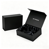 Boîte cadeau cosmétique haut de gamme, emballage magnétique pliable, logo personnalisé, présentation luxueuse, matériau durable, design pliable