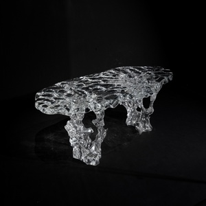 Tavolo da Pranzo/Caffè Trasparente di Design, Specifiche e <span class=keywords><strong>Dimensioni</strong></span> Personalizzabili, Richiedere Dettagli - Product Image 3