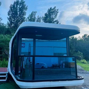 Cápsula Espacial de Lujo 2025, Hotel Prefabricado de Acero, Casa Cápsula Móvil Portátil Ecológica - Product Image 1