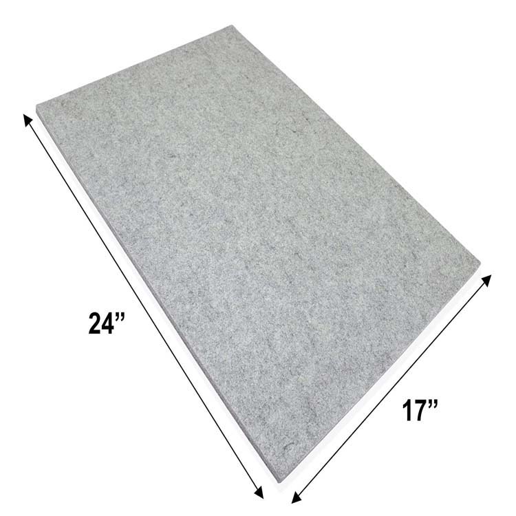 Идеальная глажка поверхности 17 "x 24" шерсть гладильная доска 100% Новой Зеландии войлочная шерсть нажатия коврик для лоскутного шитья шерсть гладильная коврик