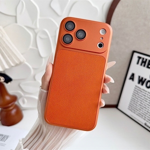 Funda de cuero para iPhone 16e 17e con protector de lente de cámara mate, para iPhone 18 Pro, de una sola pieza, envío gratis - Product Image 5