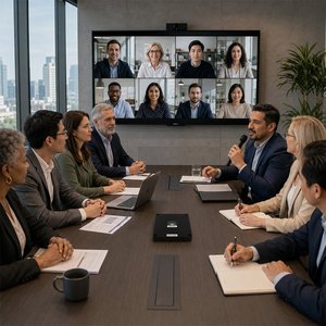 Módulo de Micrófono con Procesamiento de Audio Profesional, Cancelación de Ruido Avanzada con IA y Diseño Compacto de Escritorio para Llamadas - Product Image 4