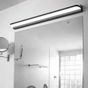 Lampu cermin rias LED populer Modern, lampu Vanity sederhana untuk ruang ganti kamar mandi