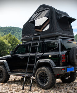 LLOYDBERG, camión inflable portátil, tienda en la azotea, impermeable, <span class=keywords><strong>techo</strong></span> <span class=keywords><strong>de</strong></span> coche, tragaluz, poste <span class=keywords><strong>de</strong></span> aluminio, capacidad para 2 personas, Camping familiar - Product Image 4