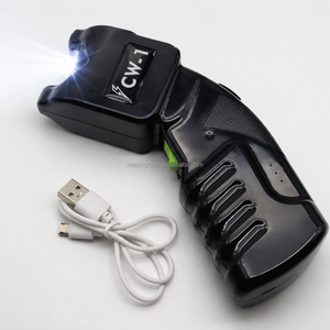 <b>model</b> CW-1 Outdoor Keychain Lighting Handheld Black Tactical Teaser Promotional Flashlight Remote Control LED Flashing - Product Image 1