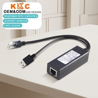Répartiteur PoE Intérieur : Extraction du Signal Réseau et de l'Alimentation du Câble PoE – Injecteur/Commutateur PoE Actif Compatible