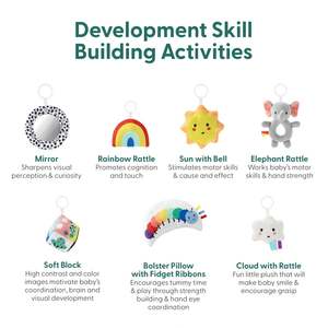 Foldable <b>Baby</b> Play GymFrame Activity Center Motor Skill <b>Sensory</b> Development Tummy Time Mat - Product Image 5