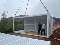 Maisons Modulaires Portables Pliables 20ft 40ft – Conteneurs Rapides à Monter, Maisons Conteneurs Pliantes pour Boutiques, Camps et Logements